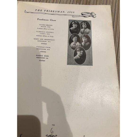 Mississippi College Yearbook Annual Tribesman 1925 MC Antique Choctaw Vintage - Picture 8 of 8